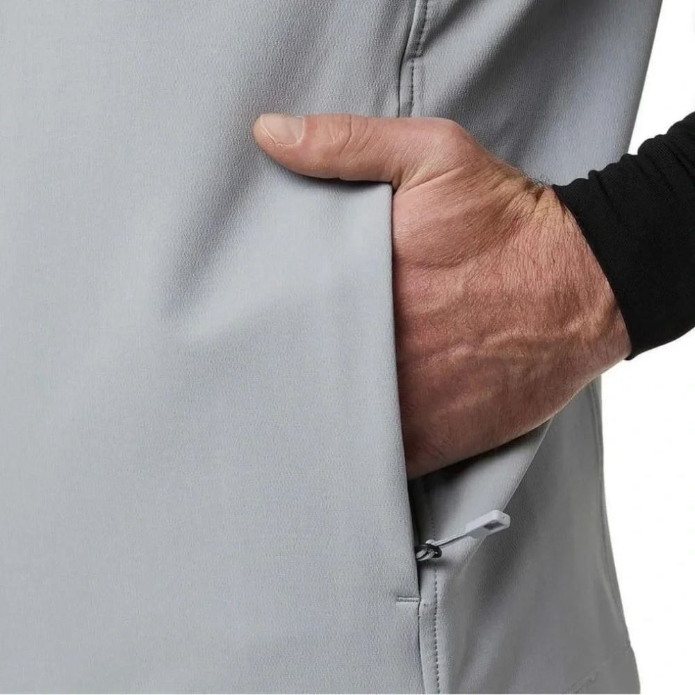 32 Degrees Heat Mens Midweight Tech Vest (X-Large, Regular, Regular, Gray)